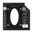 thumbnail image 1 of Carcasa para disco duro SATA HDD SSD de 2,5", bahía para unidad de disco duro, adaptador óptico de DVD para portátil de 9,5 mm, 1 of 9