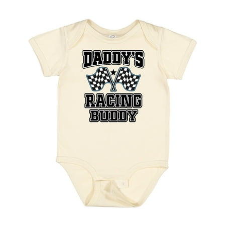 

Inktastic Daddys Racing Buddy Car Flags Gift Baby Boy or Baby Girl Bodysuit