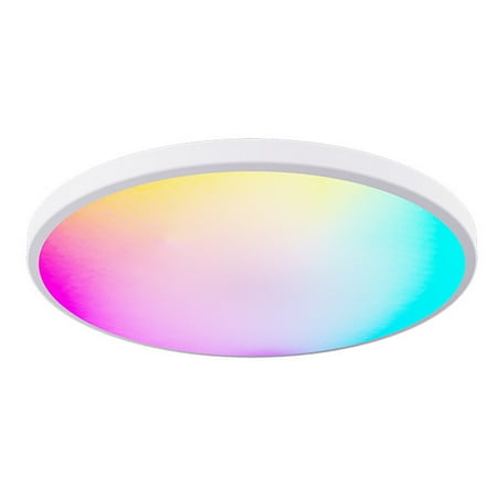

Dcenta RGBCW Ceiling Lamp Full Color Dimming APP BT Remote Control Intelligent Voice Control Bedroom Round Ceiling Lamp