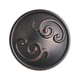 thumbnail image 6 of Utopia Alley 10pcs Roma Cabinet Ring Pull Knob - Decorative Cabinet Drop Pull Knobs for Cabinets and Drawers - Vintage Cabinet Hardware with Hand Finished Oil Rubbed Bronze - Pull Knobs 1.3", 6 of 7