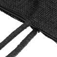 thumbnail image 4 of Tejido de playa de verano de paja Negro Sunnimix Bolso de la paja, 4 of 8