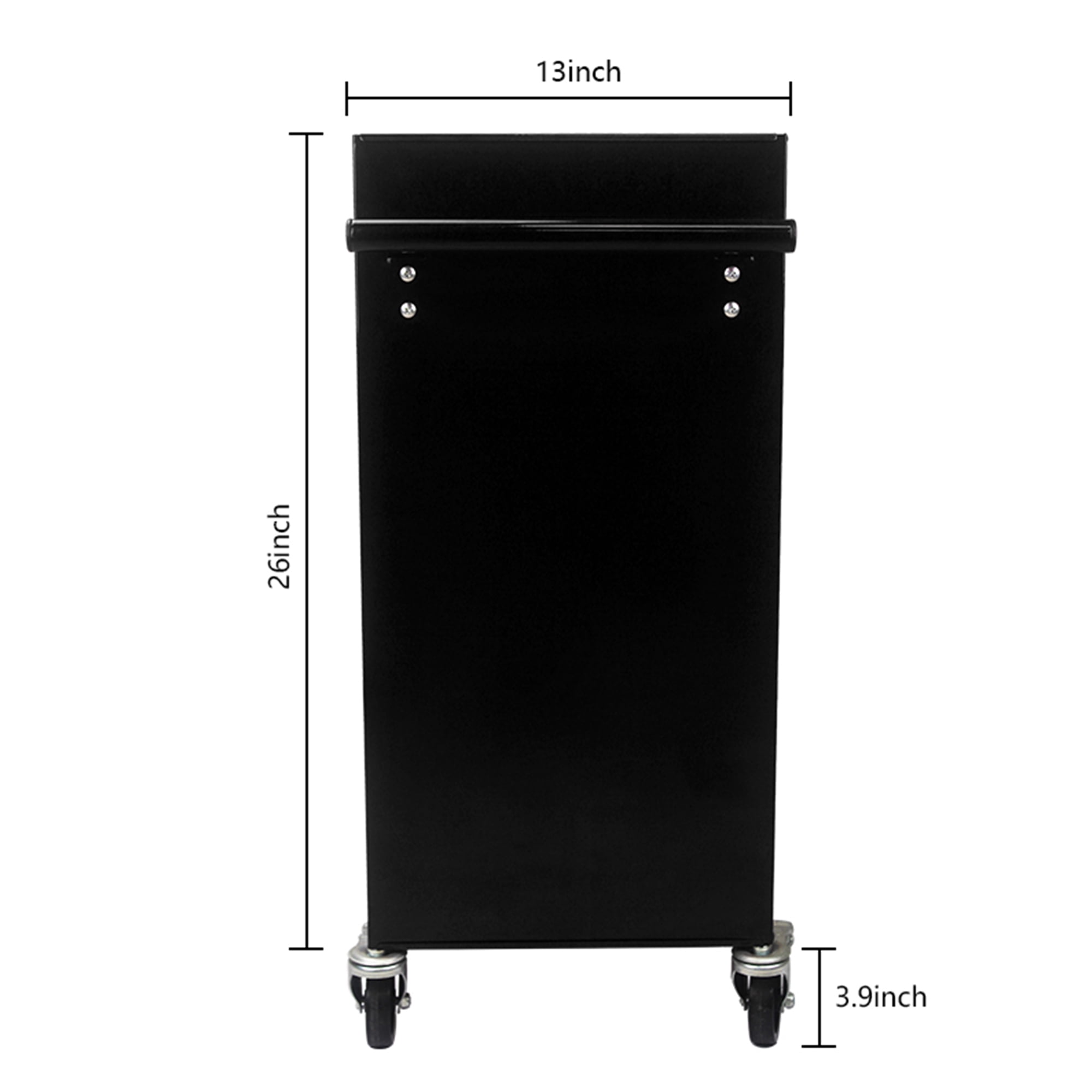 4 Drawers Multifunctional Tool Cart with Wheel Steel Tool Chest Storage Cabinet