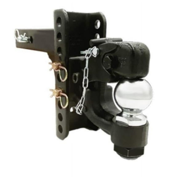 Blue Ox BXH13162 6 in. Drop & Rise 13000 lbs Adjustable Hitch Ball Mount