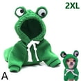 thumbnail image 1 of Fleece Dog Winter Jacket - Cute Frog Hoodie for Small Dogs and Puppies, 1 of 8