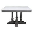 thumbnail image 2 of ACME Yabeina Square Dining Table in Gray Oak, 2 of 6