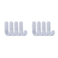 thumbnail image 1 of Ganchos Para toallas Toystoory 4 unids/set autoadhesivos Gris 2piezas, 1 of 6