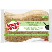 Scotch-Brite, Sb Greener Clean Scrub Sponge, 3 Count
