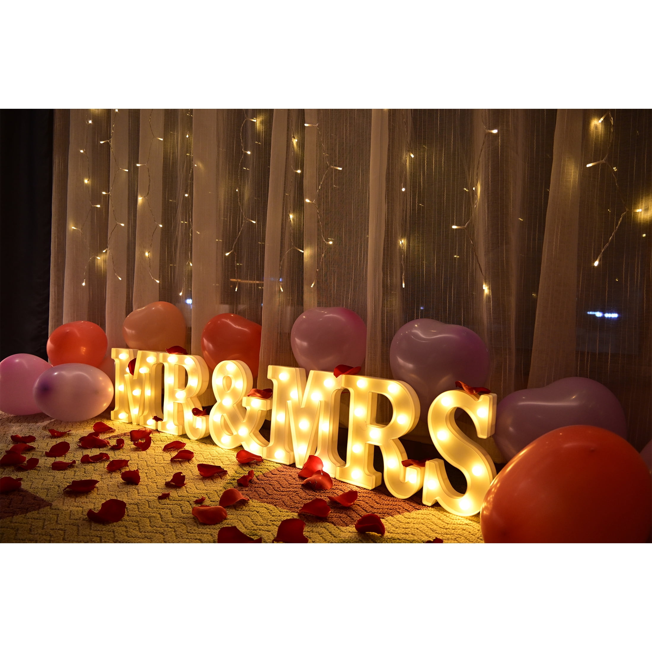 Warm White Battery-Operated Symbol "&" Light-Up Decoration, 8.5", by Way To Celebrate