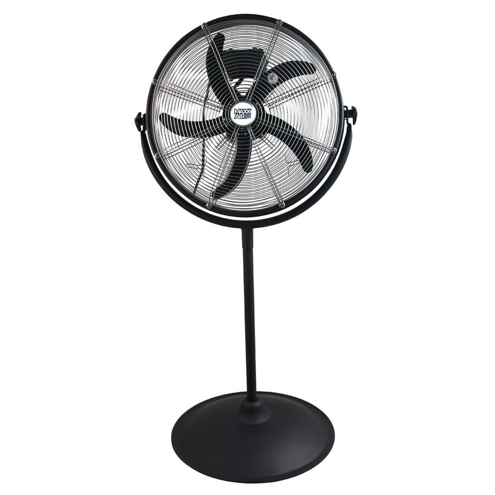 Maxx Air 20 in. 3Speed Tilting Outdoor Rated Pedestal Fan with Metal