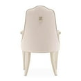 thumbnail image 6 of Michael Amini Malibu Crest Dining Arm Chair - Frosted Linen/Chardonnay, 6 of 12