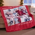 thumbnail image 1 of Picture Personalized Plush Fleece Photo Blanket, 1 of 9