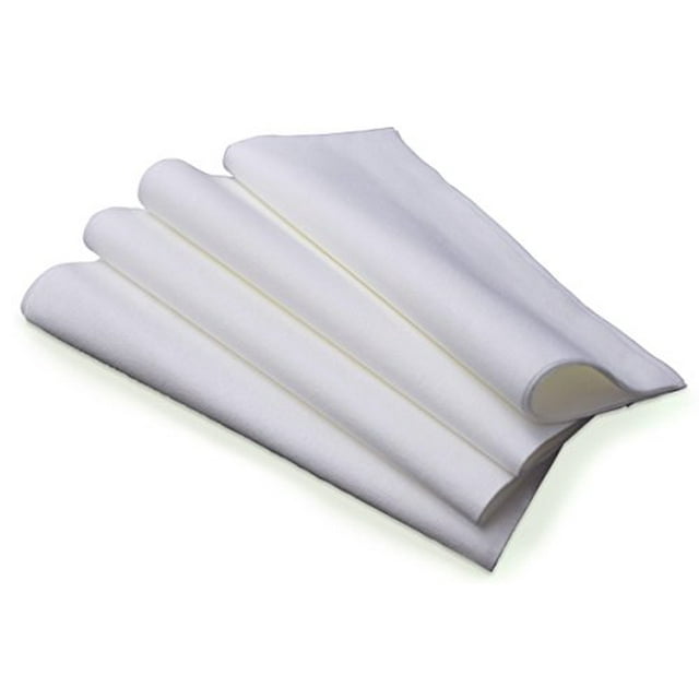 Occasions Wedding Party Linen Feel White Dinner Paper Napkins (120, Square Fold)