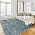 thumbnail image 4 of Gertmenian Missha Dario Modern/Contemporary Striped Blue Indoor Area Rug, 5x7, 4 of 9