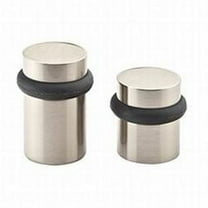 1.5 in. Cylinder Floor Bumper, Satin Nickel