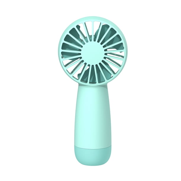 sweethay Ventilador de mano recargable Mini nuevo bolsillo de refrigeración portátil al aire libre Oficina escritorio reposición viaje Electrónica Verde