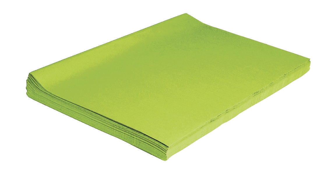 Spectra Deluxe Bleeding Tissue Paper, 20 x 30 Inches, Spring Green