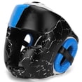thumbnail image 4 of Casco protector de cabeza facial MMA,Cascos de boxeo para niños Equipo de entrenamiento para niños MMA Protector de cabeza de boxeo Diseño aerodinámico, 4 of 8