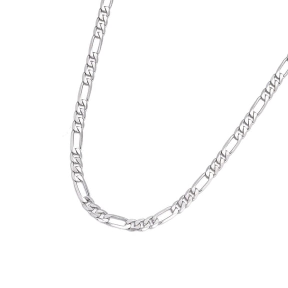Antioxidation Silver Chain Necklace For Men 4mm Width 16 18 20 22 24 Inch Choices