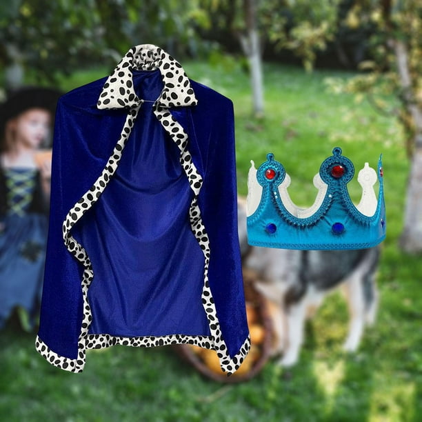 Disfraz de rey para ninos de rey y corona accesorios para disfraz de principe Azul Yuyangstore disfraz infantil Walmart en linea