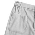 thumbnail image 5 of Girls Wide Leg Corduroy Pants with Pockets Vintage Baggy Pants High Waist Casual Pants for Girls Light Gray Pants for Girls Kids Girls Clothes Size 7-8 Years, 5 of 7