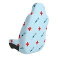 thumbnail image 2 of Fotbe Syringe And Red Cross Funda para Asiento de Auto con Estampado – Impermeable y Antisudor – Ajuste Universal, Lavable a Máquina, Antideslizante (1 Pieza), 2 of 5