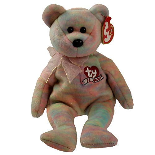 15 YEARS TY CELEBRATE Beanie BUDDY Bear Plush w/ TAGS 13" Tall 2001 