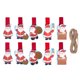 thumbnail image 5 of 10/20 piezas de pinzas de madera para Navidad, pinzas para la ropa con forma de árbol de Navidad, copos de nieve, alce y Papá Noel, pinzas para fotos para colgar en casa, escuela, manualidades de arte, 5 of 5