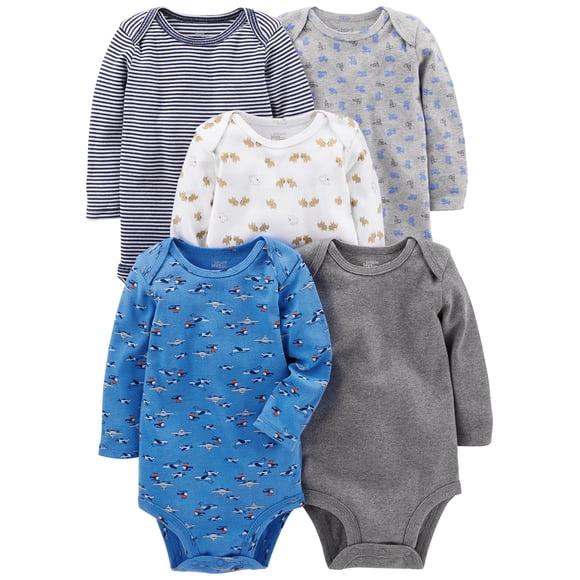 Body Simple Joys de Carter's Baby Boys, 24 meses, paquete de 5