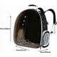 thumbnail image 4 of Mochila transportadora para gatos, mochila de burbujas para mascotas, transpirable, aprobada por aerolíneas, espacio pequeño, para viajes, senderismo, caminar al aire libre, 4 of 5