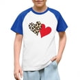 thumbnail image 1 of Blusas y camisas de manga corta con cuello redondo para niños y niñas, blusa de manga corta con estampado de cuello redondo, 1 of 7