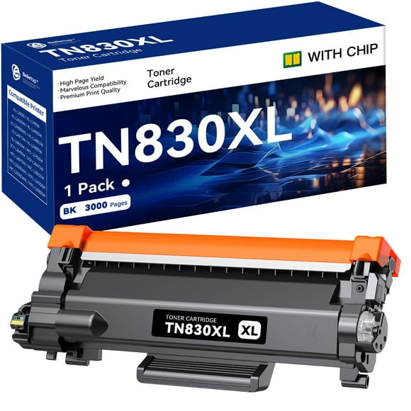 Cartucho de tóner belietop TN830XL de alto rendimiento para impresora Brother