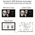 thumbnail image 5 of Big Dot of Happiness Day of the Dead - Sugar Skull Party Game Scratch off Card - 22 Count, 5 of 6