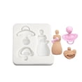 thumbnail image 2 of Baby Shower Themed Fondant Silicone Mold Baby-Bottle Nipple Baking Mold Chocolate Cake Baking Mold for Birthday Party, 2 of 8