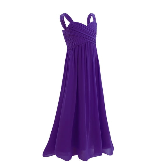 MSemis Kids Sweatheart Chiffon Flower Girls Dress