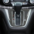 thumbnail image 4 of Real Bright Soft Car Interior Carbon Fiber Sticker Decoration6Pcs Carbon Fiber Interior Automatic Gear Shift Kit Cover For Honda CR-VAuto Car Protection Interior Accessories, 4 of 8