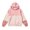 Pink, variant on Timegard Girls Sweatshirts Fall Winter Hoodies Color Block Kids Long Sleeve Comfy Pullover for Boys Unisex