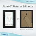 thumbnail image 5 of Icona Bay 4x6 Black Picture Frames, 12 Pack, Exclusives Collection (US Company), 5 of 7