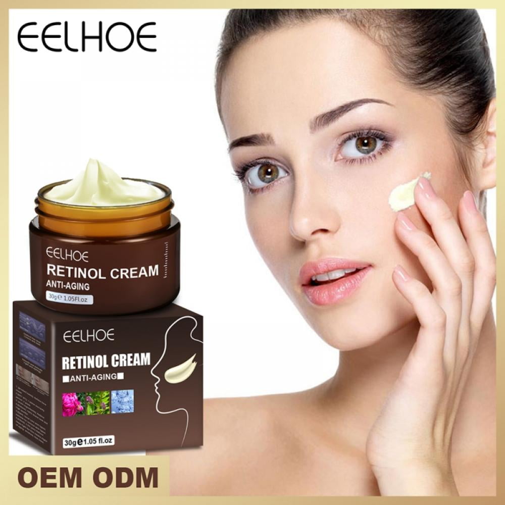 Retinol Face Moisturizers for All Skin Types Hydrating Cream Nourishing Smooths Skin Anti-aging Facial Cream 30g
