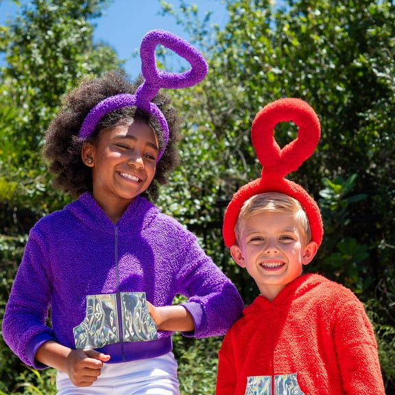 A Leading Role x Teletubbies Premium Child Tinky-Winky Zip Up Hoodie