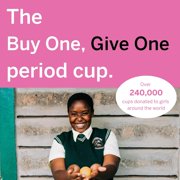 Pixie Menstrual Cup - No Metals or Toxins - 100% Medical-Grade Silicone - Ranked 1 for The Most Soft Reusable Period Cup - Wear 12 Hours - Tampon Alternative - Buy One We Give One (XL)