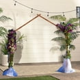 thumbnail image 4 of Wooden House - Shaped Wedding Arch Backdrop Stand, 114in Tall & 126in Wide Ceremony Arch with Stable Base for Weddings, Birthdays, Parties, Garden Decor, 4 of 7