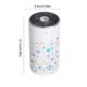 thumbnail image 5 of Cateissary Humidificador de aire de 250ml, difusor de luz nocturna USB, rociador de dormitorio, nebulizador eléctrico de bajo ruido, accesorios Electrodomésticos Blanco, 5 of 6