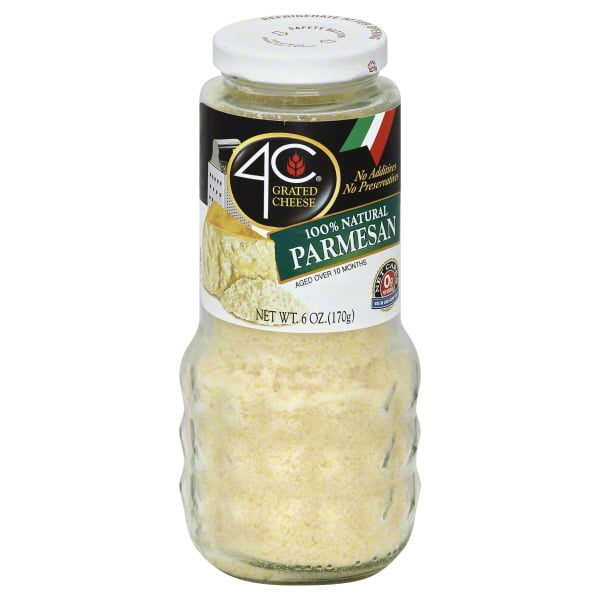 4C 100 Natural Parmesan Cheese, 6 oz