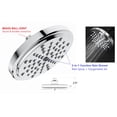 thumbnail image 7 of Ana Bath 7" Rain Shower with Handheld Combo with 5-ft Shower Hose - 10-Spray Settings, Brass Connectors, Pause + Clean Jet (Chrome), 7 of 7