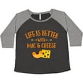 thumbnail image 3 of Inktastic Life's Better Mac & Cheese Women's Plus Size T-Shirt, 3 of 5