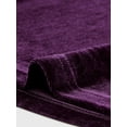 thumbnail image 5 of INSPIRE CHIC Women's Dresses Velvet Cowl Neck Sleeveless Bodycon Side Slit Adjustable Strap Midi Dresses XS Dark Purple, 5 of 6