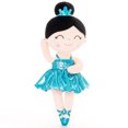 thumbnail image 6 of Gloveleya Soft Dolls Baby Girl Gifts Ballet Girls Plush Baby Doll Ballerina Blue 13 inch, 6 of 12