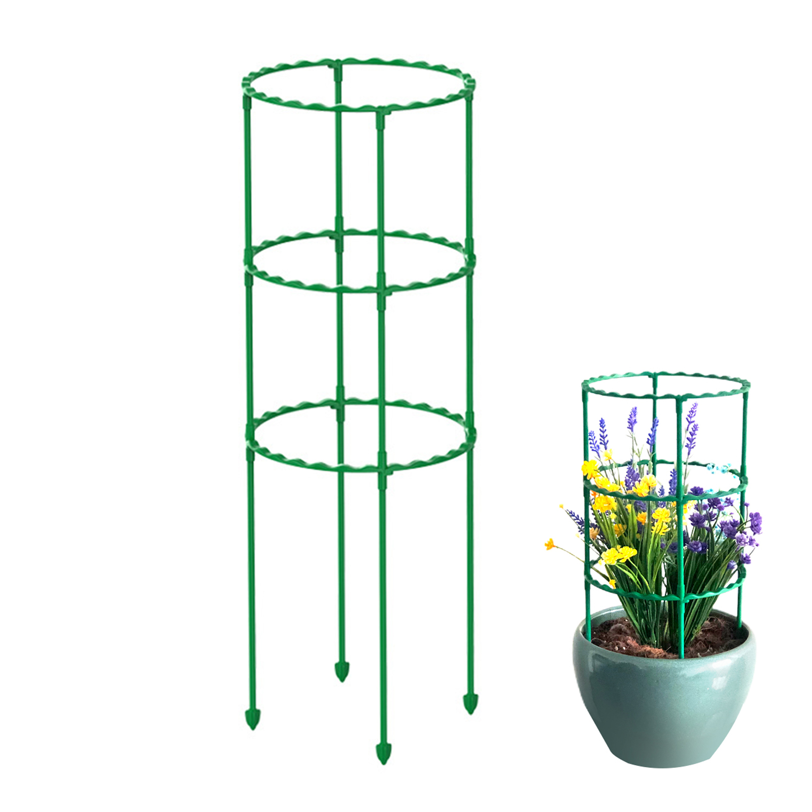 Tomato Cages for Garden Adjustable Micro Plant Support Cage, Mini Plant