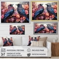 thumbnail image 4 of Designart "Fantasy Royalty Among Crows II" Animals Canvas Print, 4 of 5