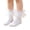 U2-White, variant on Textilo Girls Big Ruffle Ankle Double Lace Turn Cuff Dress Socks,Women Cute Adult Ruffled Frilly Sock,Black XS(1-2Years)